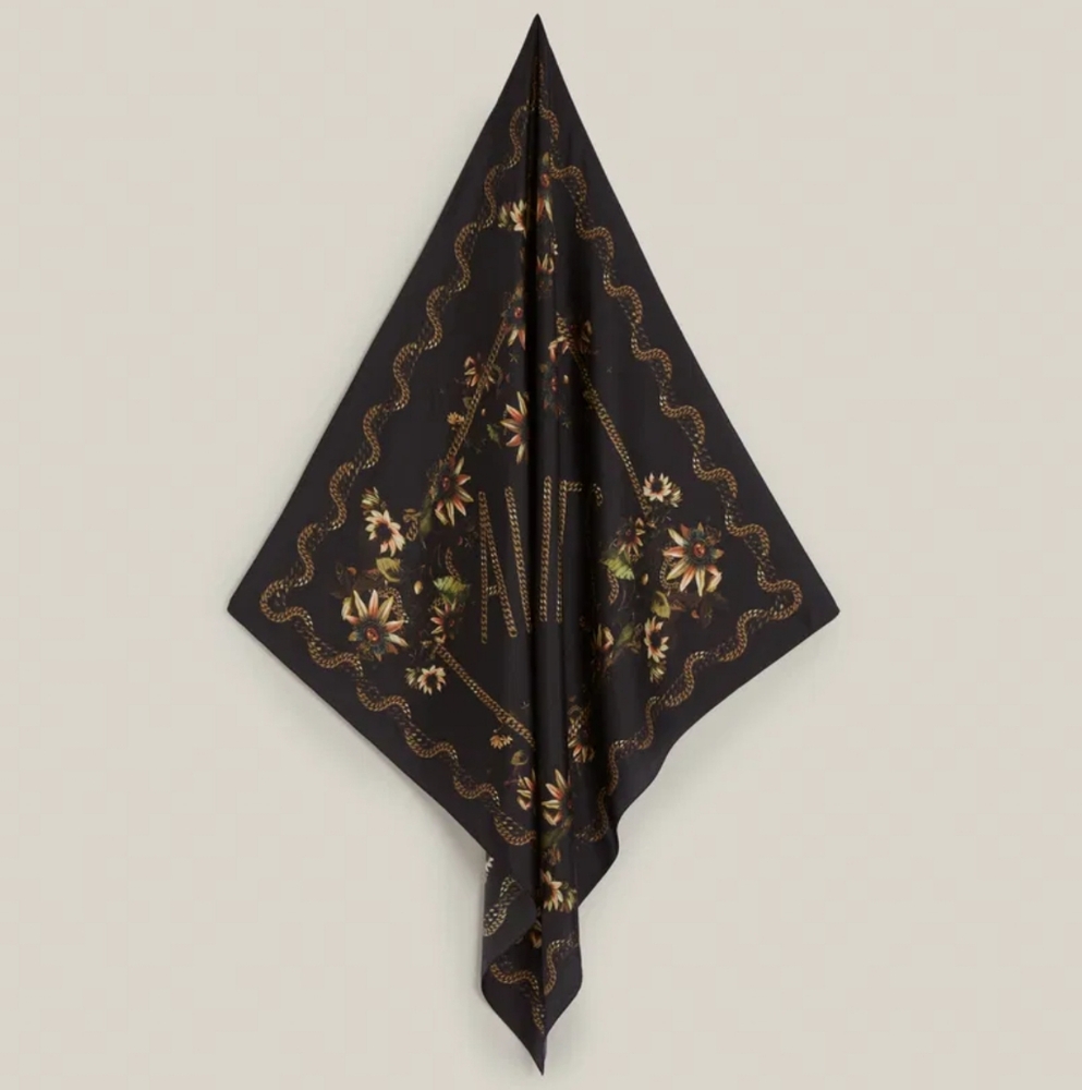 Allsaints 100% silk scarf